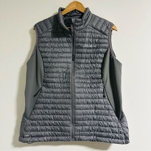 Eddie Bauer Women's Charcoal Quilted Vest First Ascent